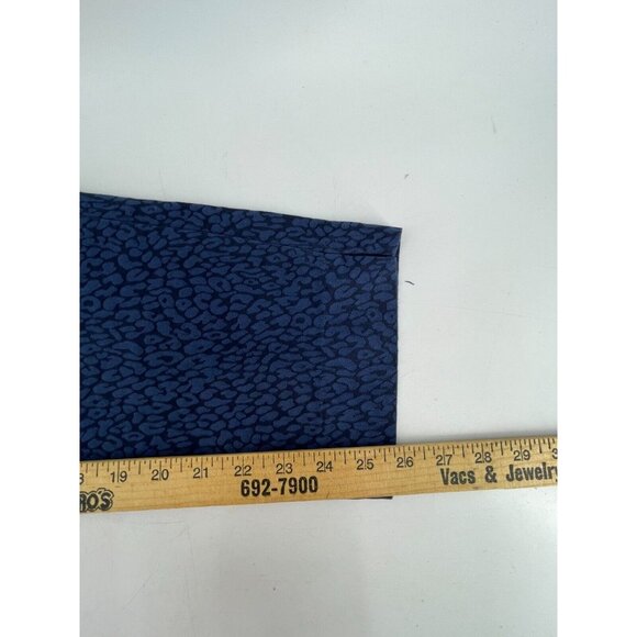 Banana Republic Jackson Fit Blue Flat Front Tapered Leg Crop Pants Size 33W - Picture 11 of 12